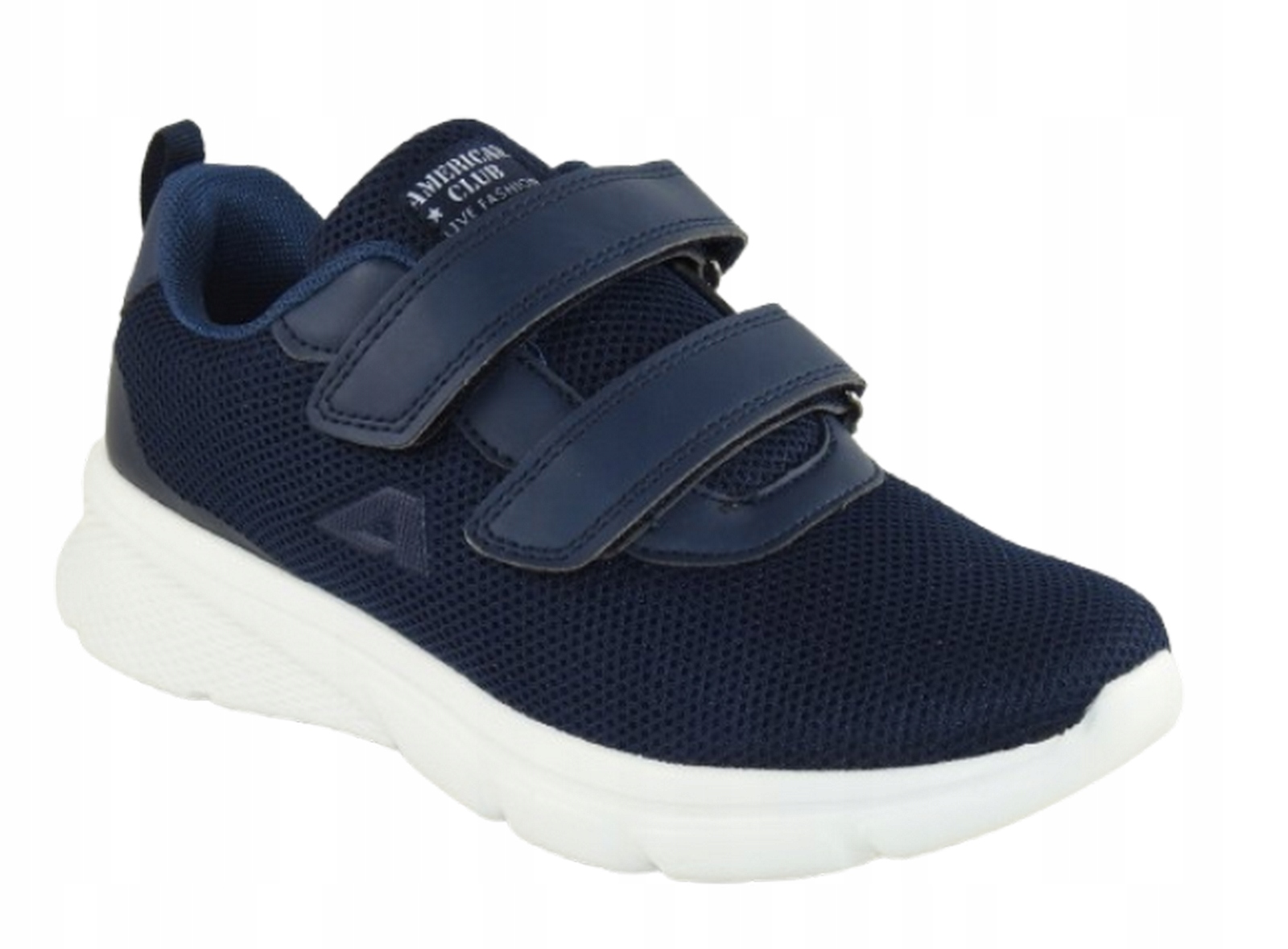 American Club HA84 Adidasy, Buty Dziecięce Na Rzepy Wkładka Skórzana Nv 36