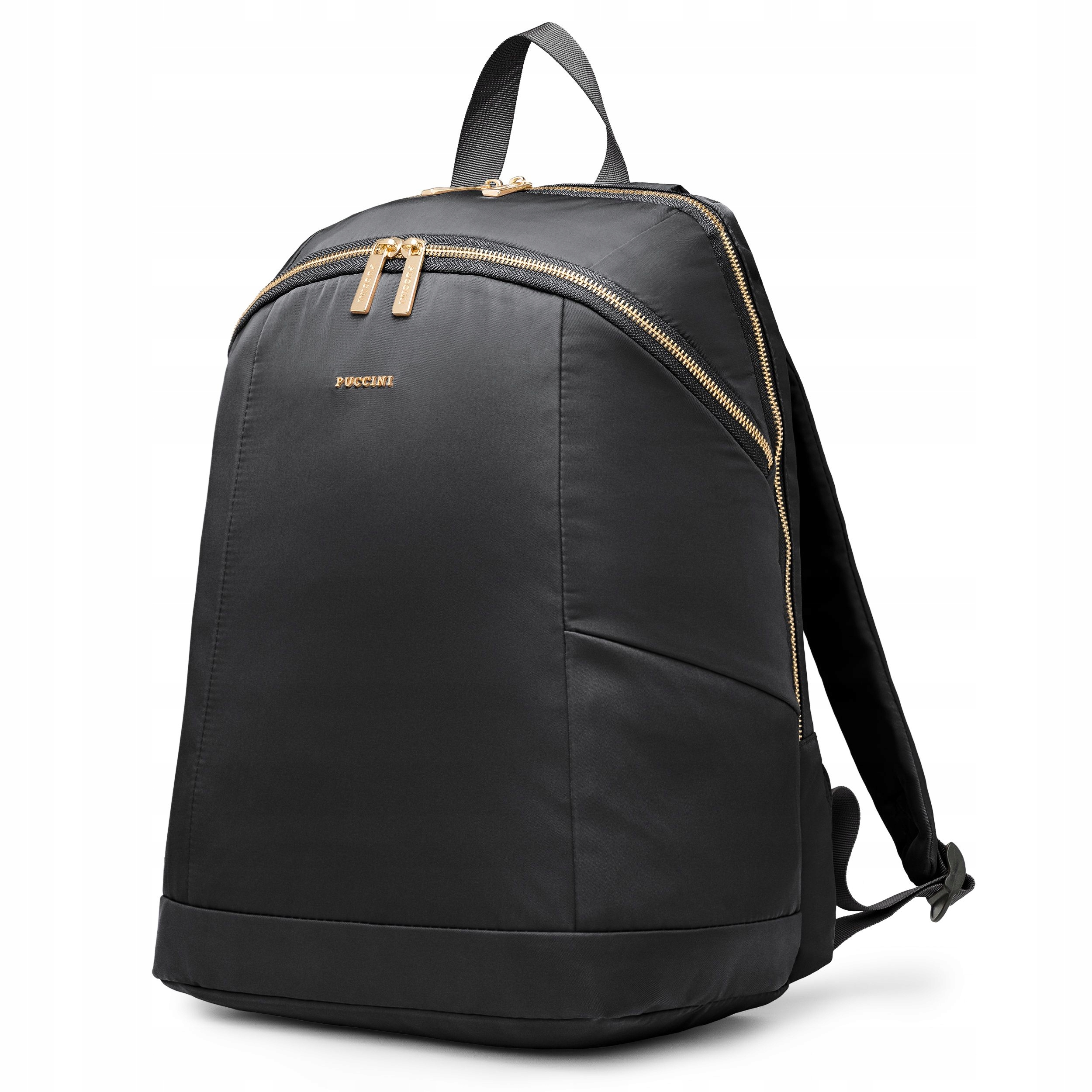 Batoh Do Letadla Dámský 40x30x20 Ryanair Velký Puccini Černý PM9033-M-1