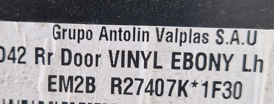 FORD S-MAX MK2 BOCZEK TAPICERKA DRZWI LEWY TYŁ Producent części Ford OE