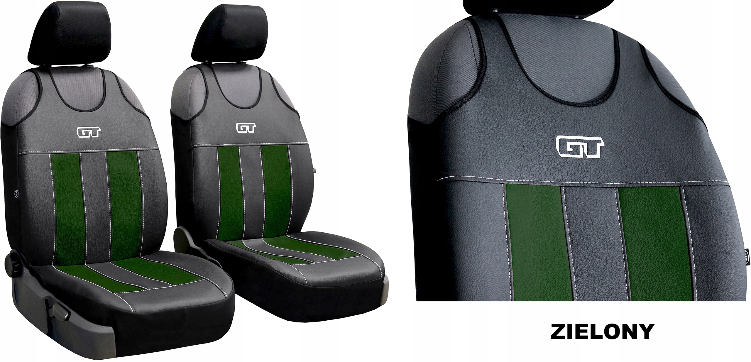 SKÓRZANE KOSZULKI POKROWCE NA FOTELE SAMOCHODOWE Materiał skóra sztuczna