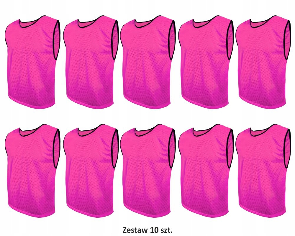 Znacznik treningowy Koszulka Oznacznik Classic Różowa 10szt XL Zestaw