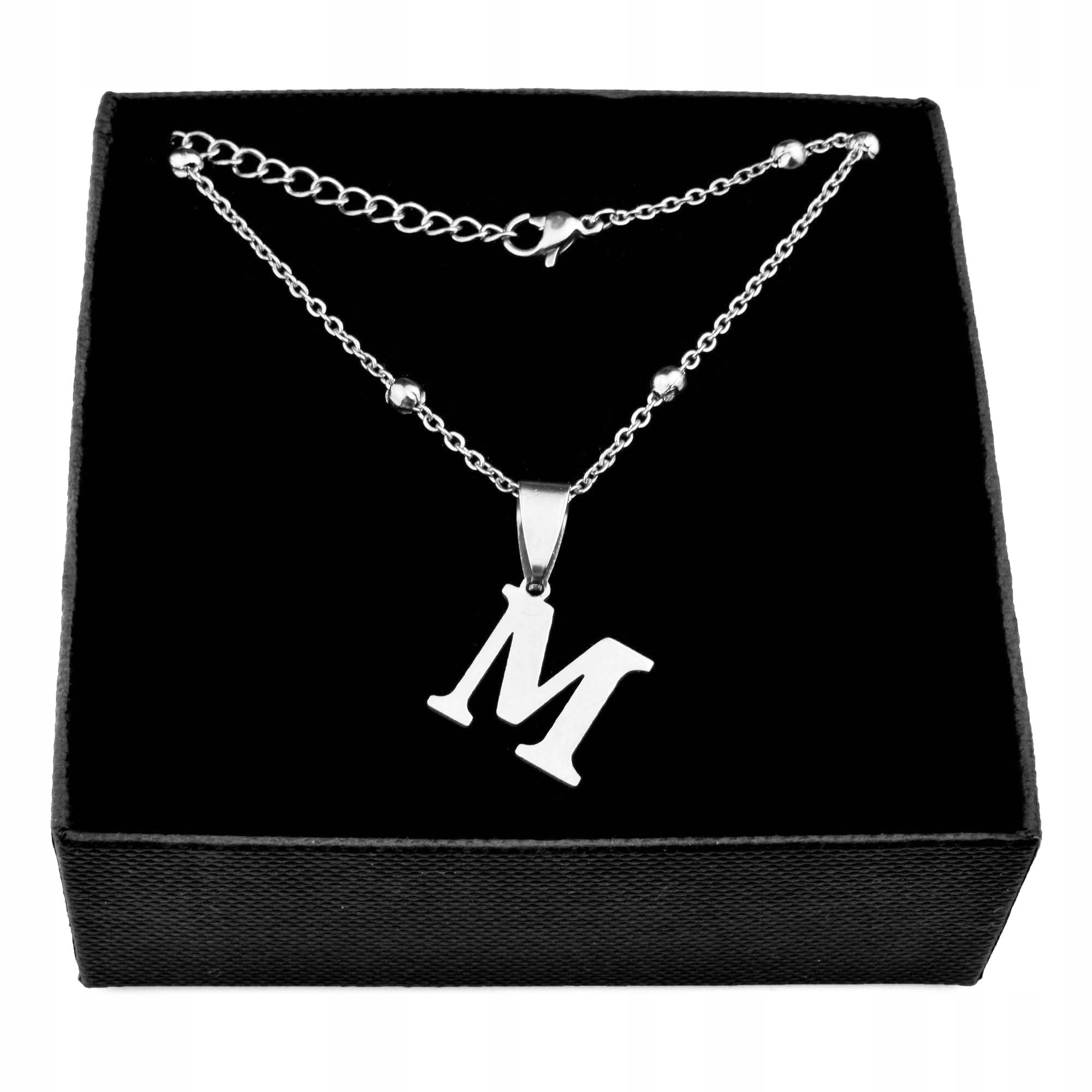 

Naszyjnik Srebrny Literka Litera Celebrytka 50 cm