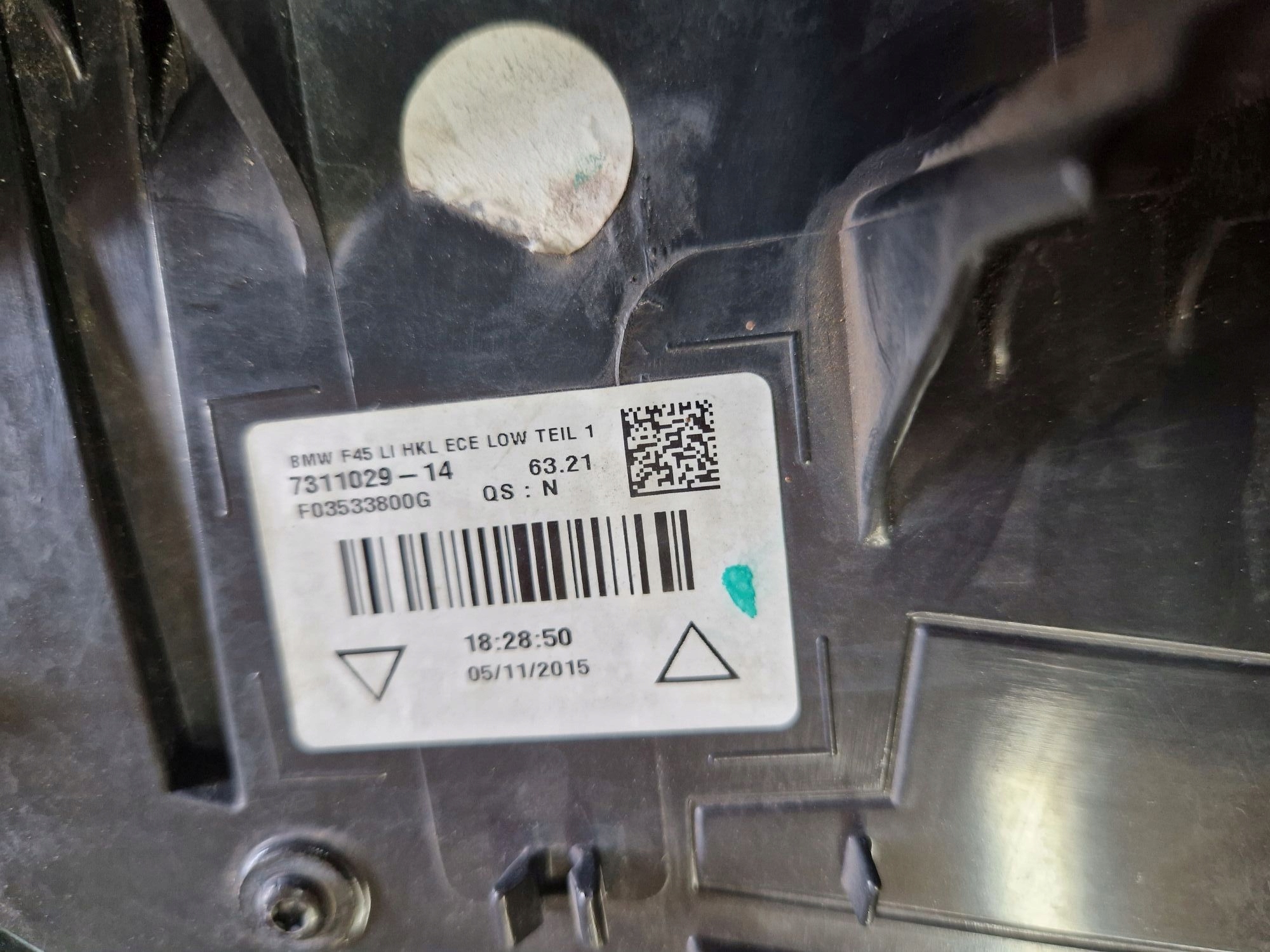 light left rear NAROZNA BMW 2 F45 2014R->