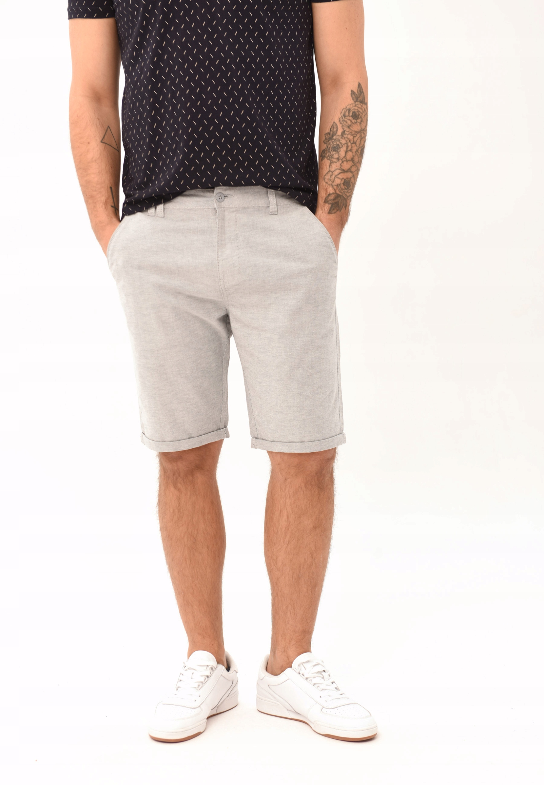 Pánské Krátké Kraťasy Kraťasy Šedé Volcano P-neith L