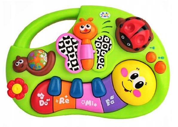 

kolorowe Interaktywne Pianinko organki Gąsiennica