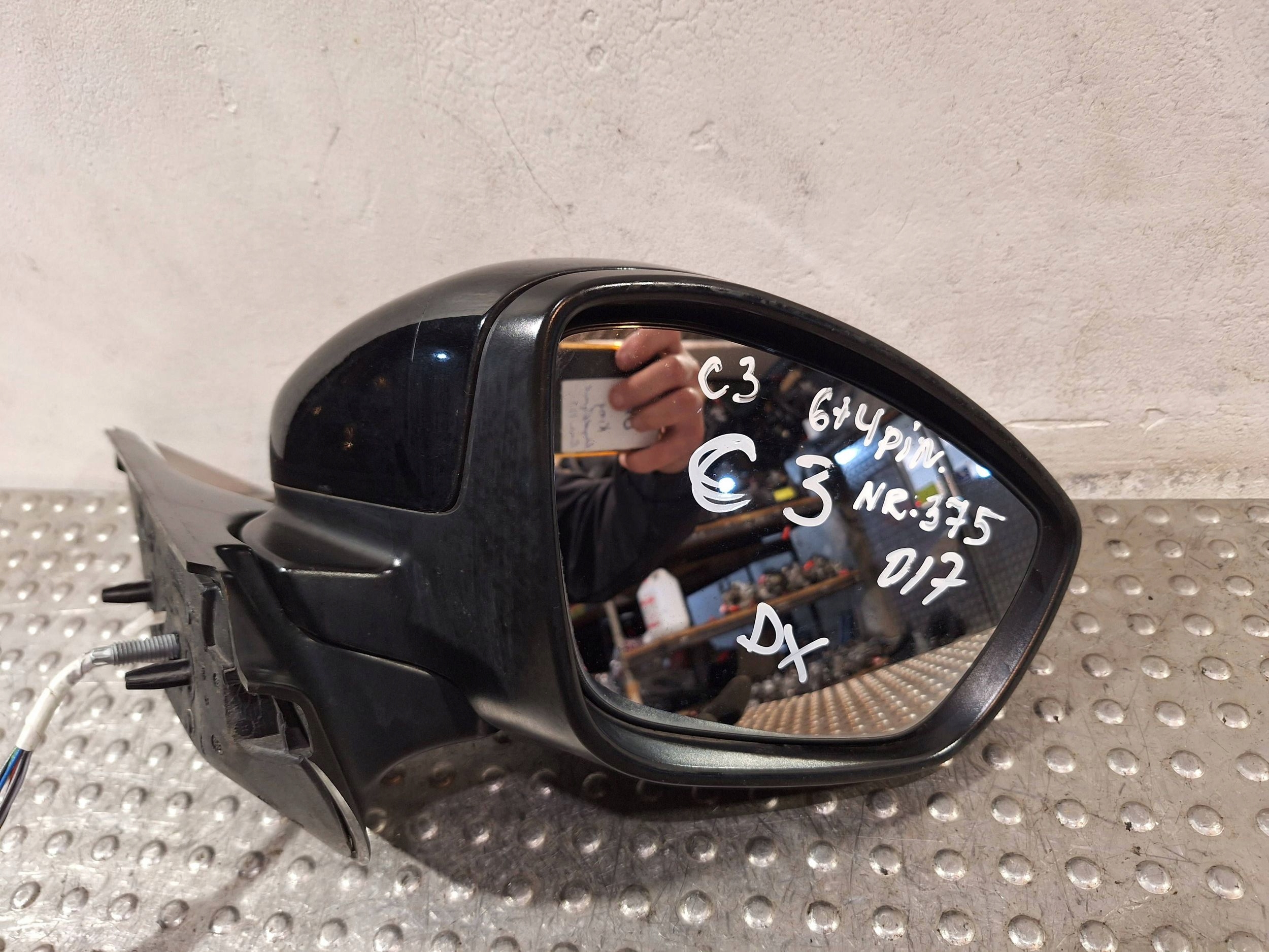 mirror exterior right 6+4 10 PIN CITROEN C3 III 16