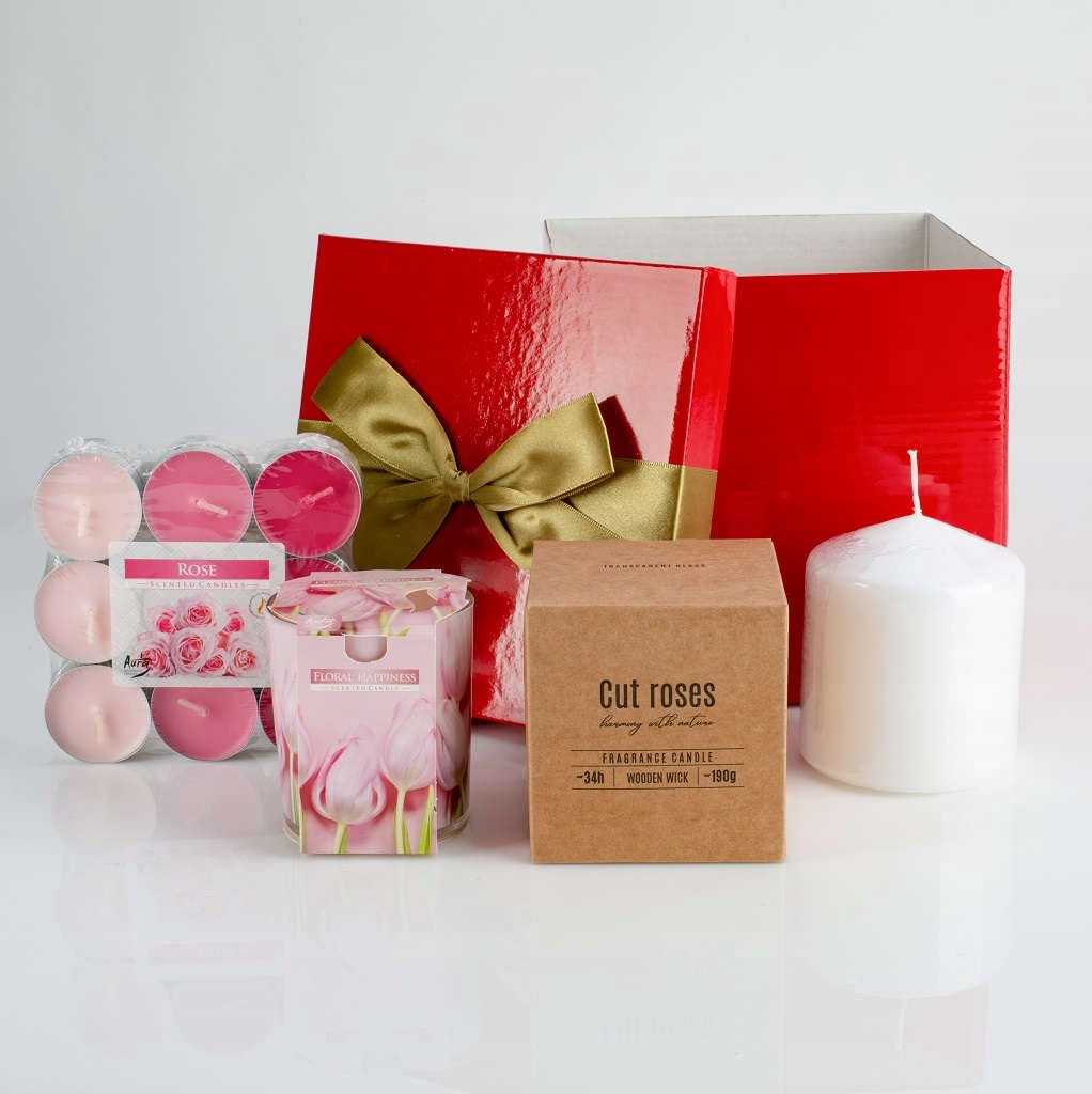 

Zestaw prezentowy Na Dzień Matki M+ czerwony 4 ele