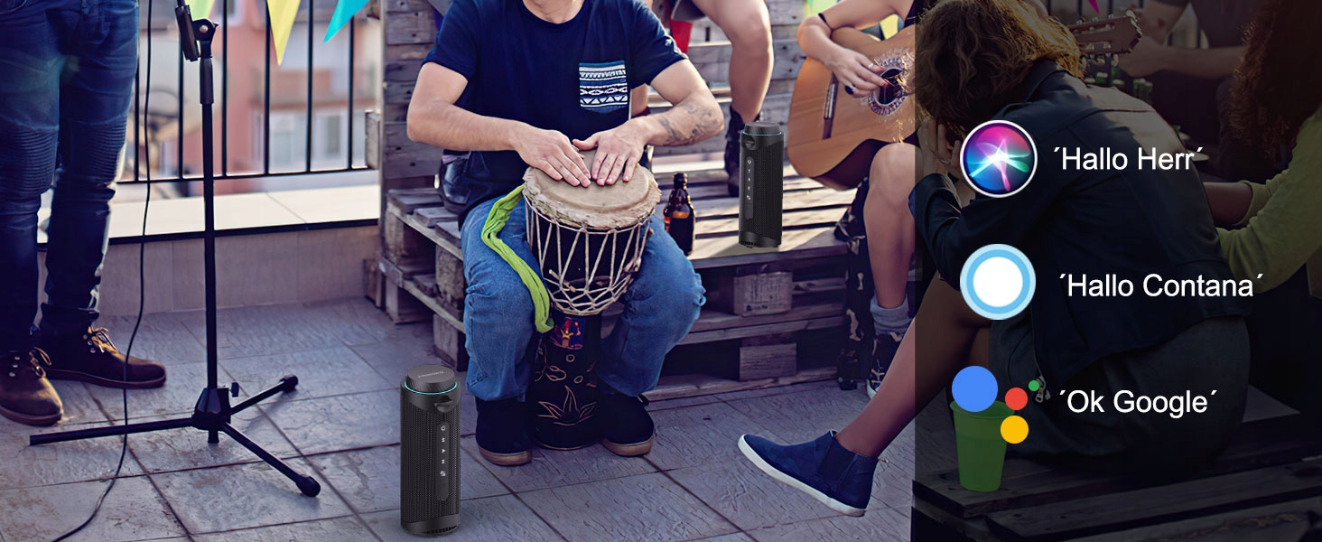 30W PRZENOŚNY GŁOŚNIK BLUETOOTH 5.3 IPX7 BEZPRZEWODOWE Kolor czarny