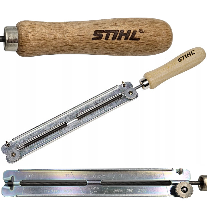 

Pilnik okrągły 4 mm z prowadnikiem Stihl ostrzałka