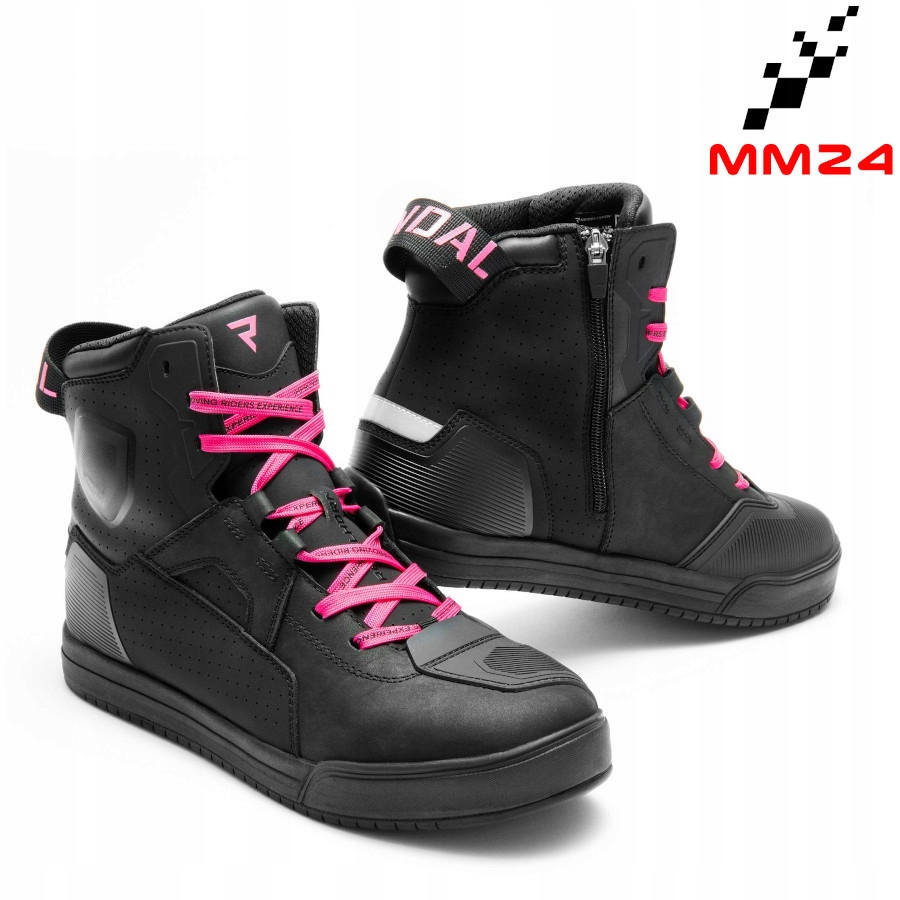 Motocyklové Topánky Rebelhorn Vandal II Kožené Mestské Krátke Tenisky 36