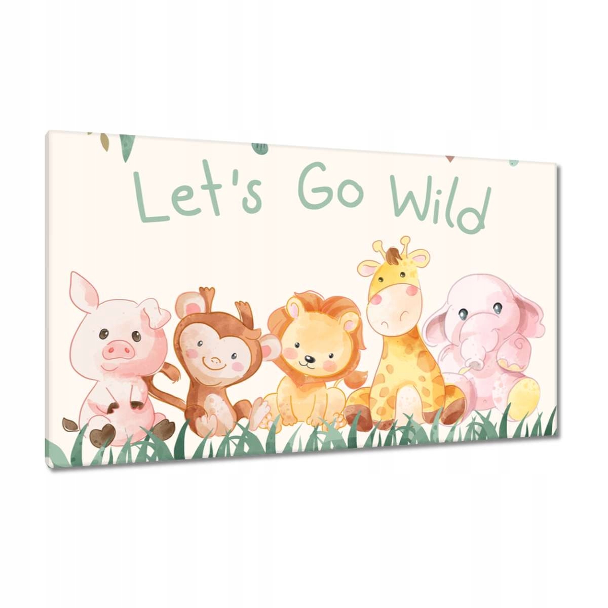 Obrazy 120x70 Lets go wild Sladká zvířátka