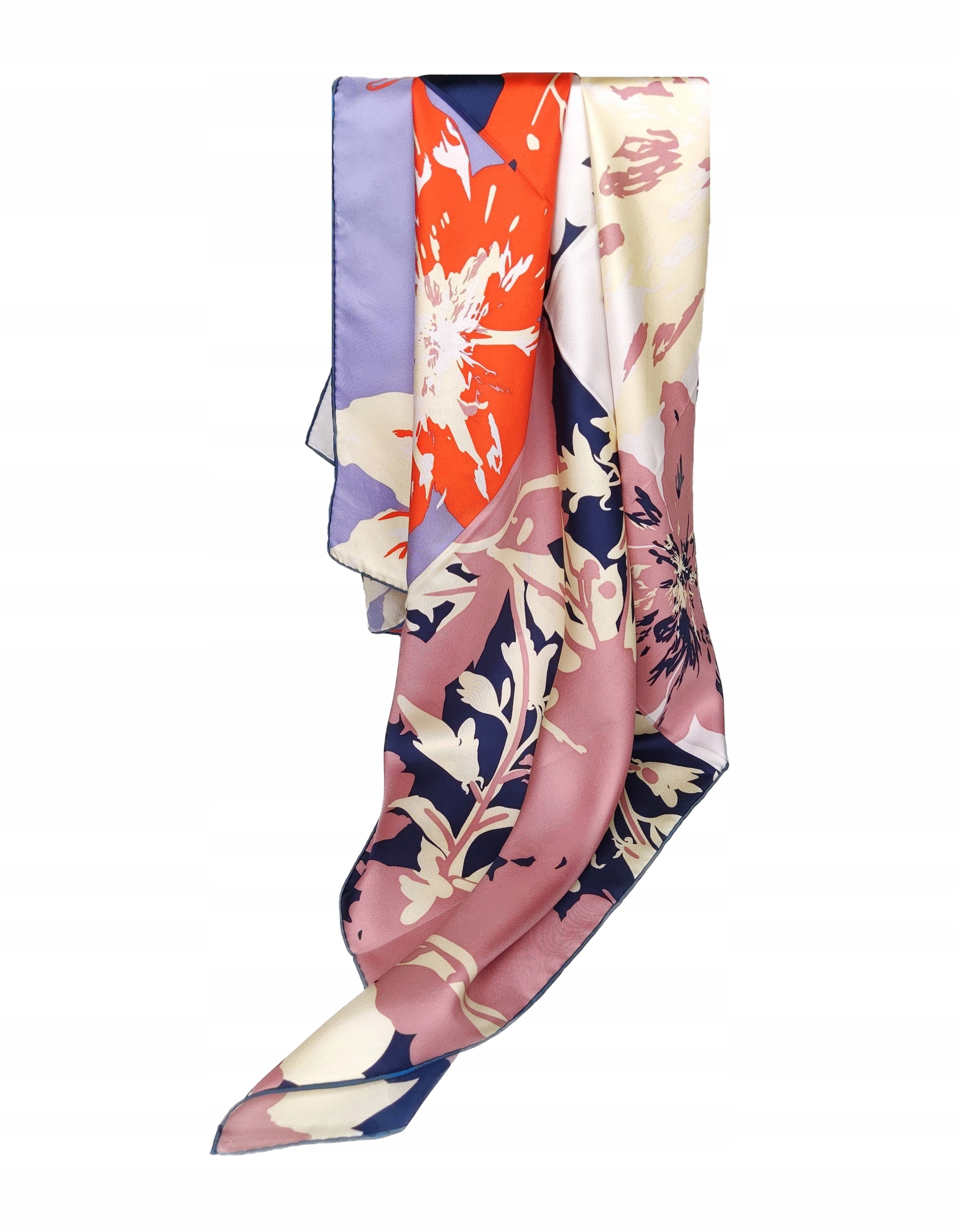 100% JEDWAB MARKOWA CHUSTA APASZKA JAKOŚĆ PREMIUM+