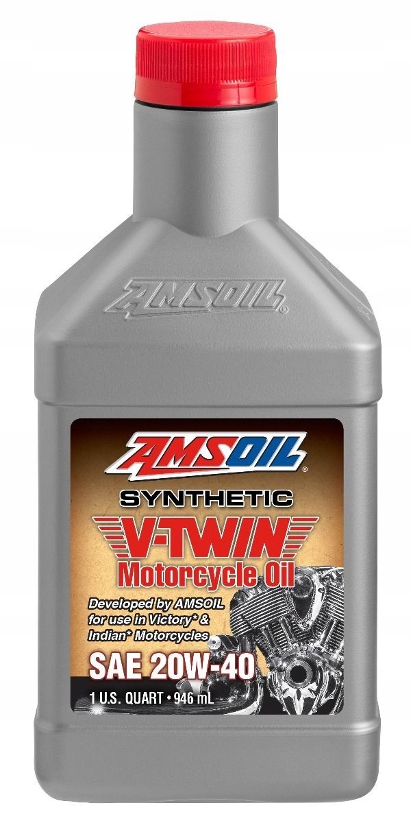 

Olej Motocyklowy Syntetyczny Amsoil V-twin 20W-40