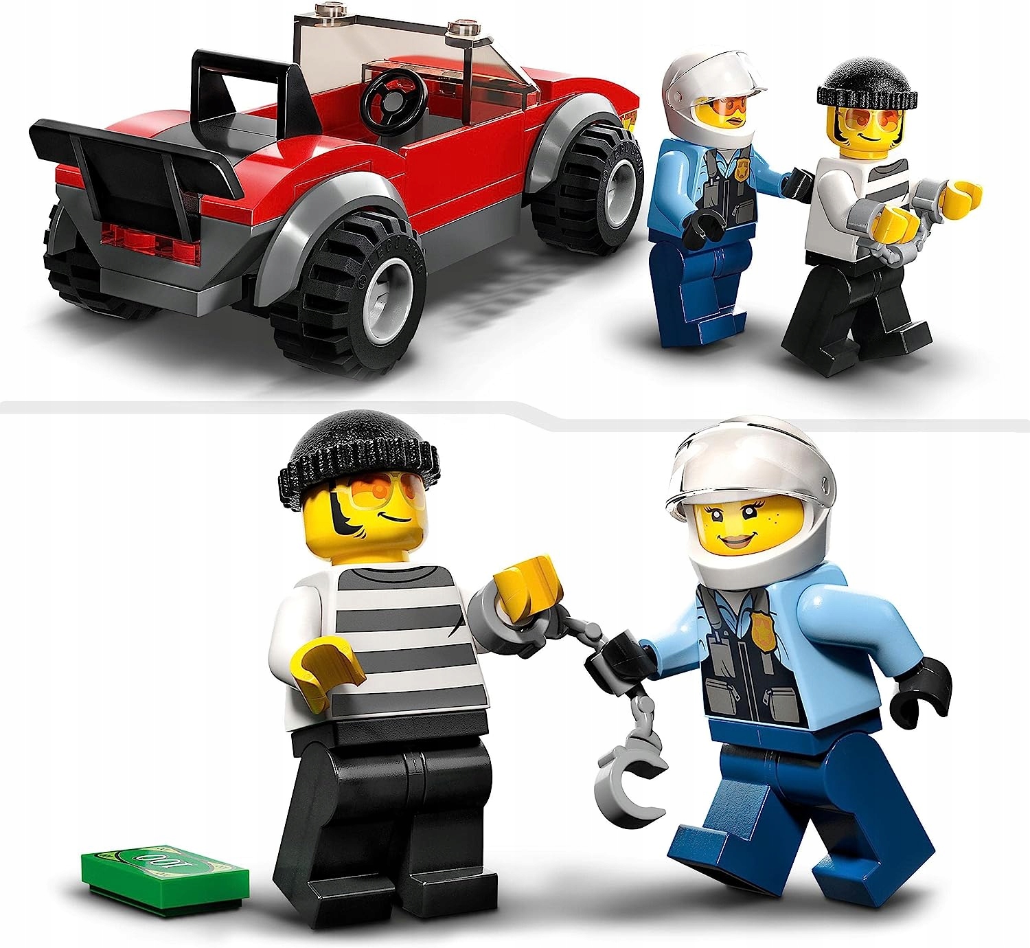 LEGO CITY 60392 POLICJA MOTOCYKL MOTOR WYŚCIG 5+ Nazwa zestawu LEGO CITY 60392 POLICJA MOTOCYKL MOTOR ZŁODZIEJ