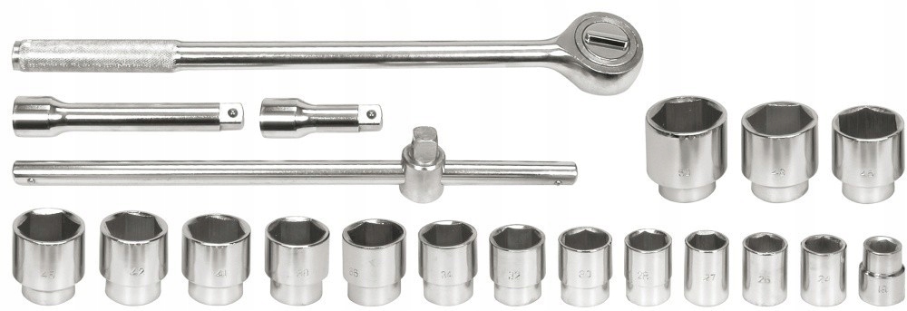 Nástrčné Kľúče 22-50MM 3/4 20 Ks Vorel
