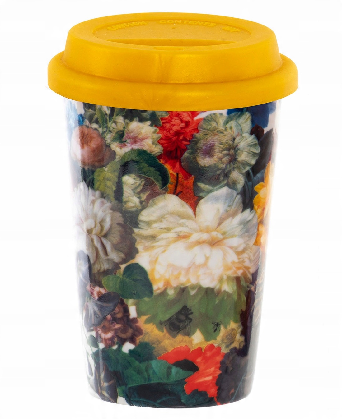 

Kubek Porcelanowy Silikonowa Pokrywka_kwiaty 400ml