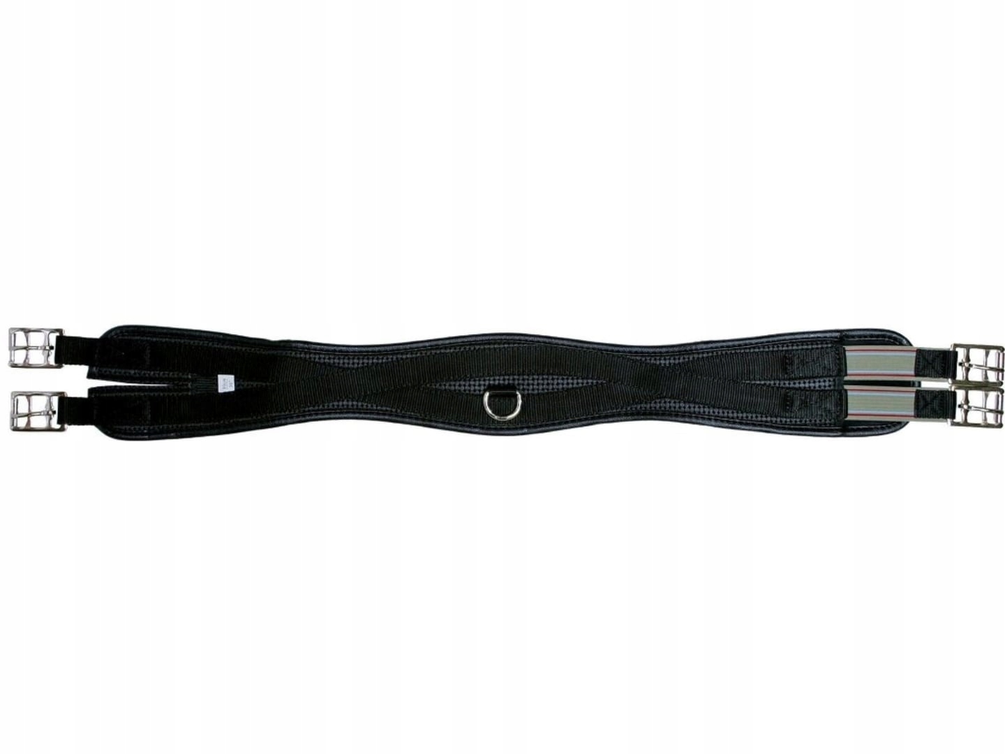 Profilovaný pás ze sympatexu s gumami, černý, 120 cm