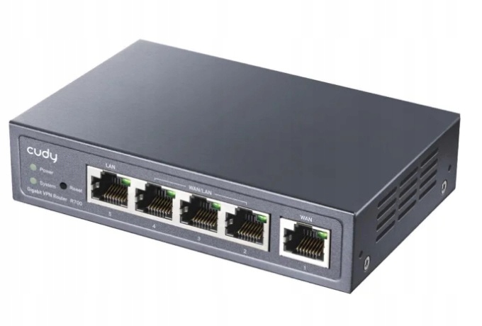 Kabelový router Vpn R700 Cudy Server Vpn, Dhcp, Multi Wan, PPPoE