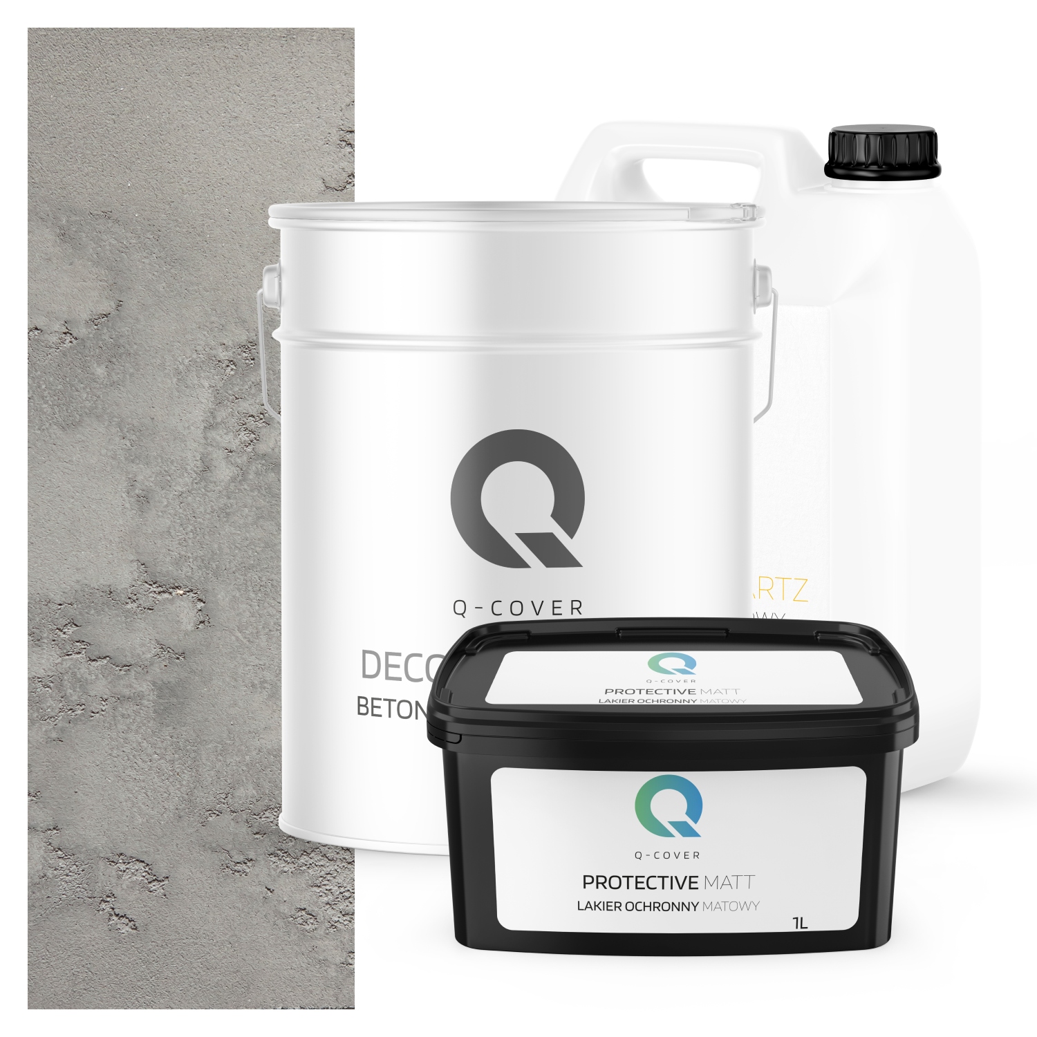 Architektonický Venkovní Beton Set Šedý Přírodní F275 19kg 10m2