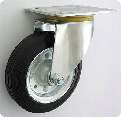 KOŁO METAL-GUMA 125MM OBUDOWA SKRĘTNA 22