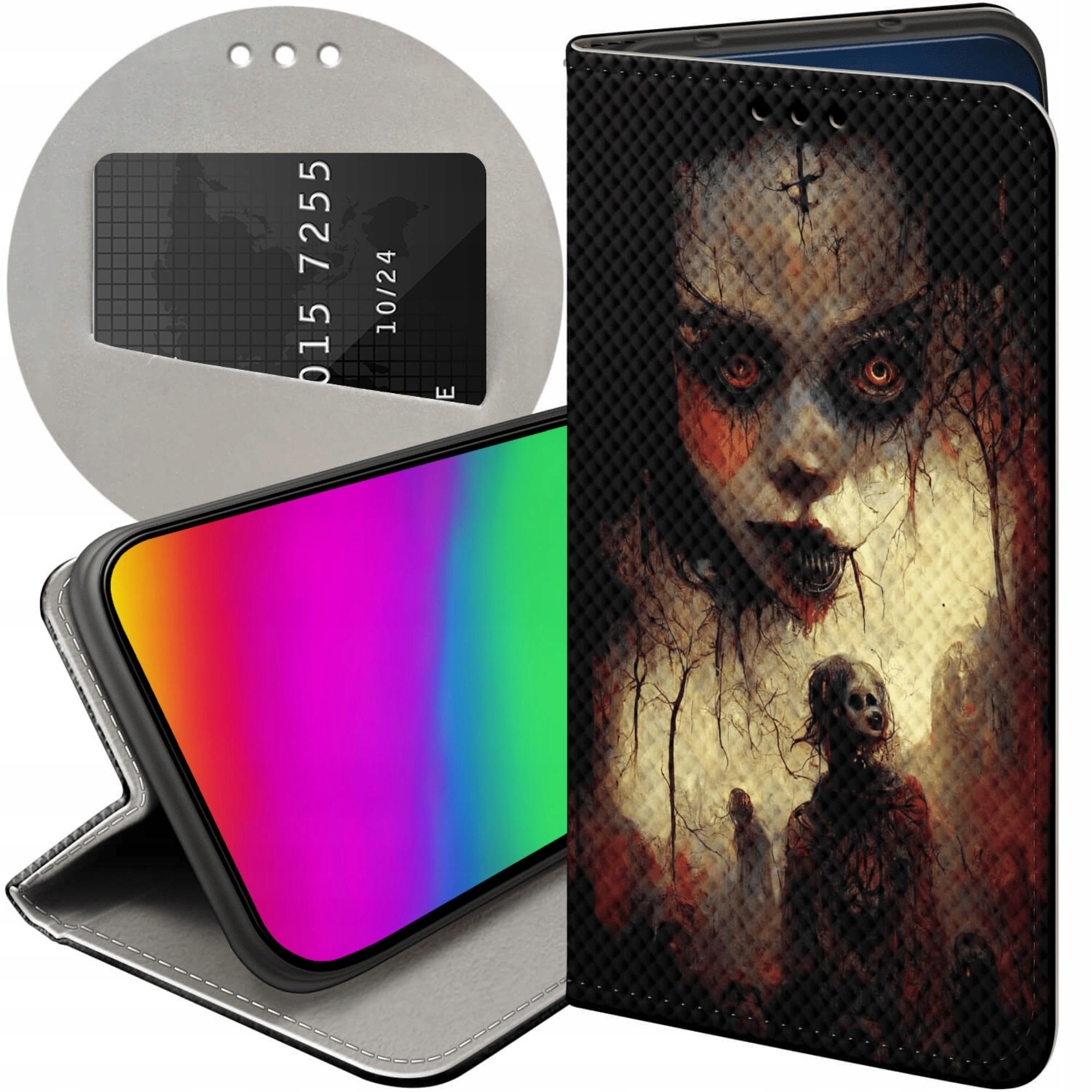 Etui Do Honor 400 Smart X7D 4G 5G Halloween Zombie Dynie Czaszki