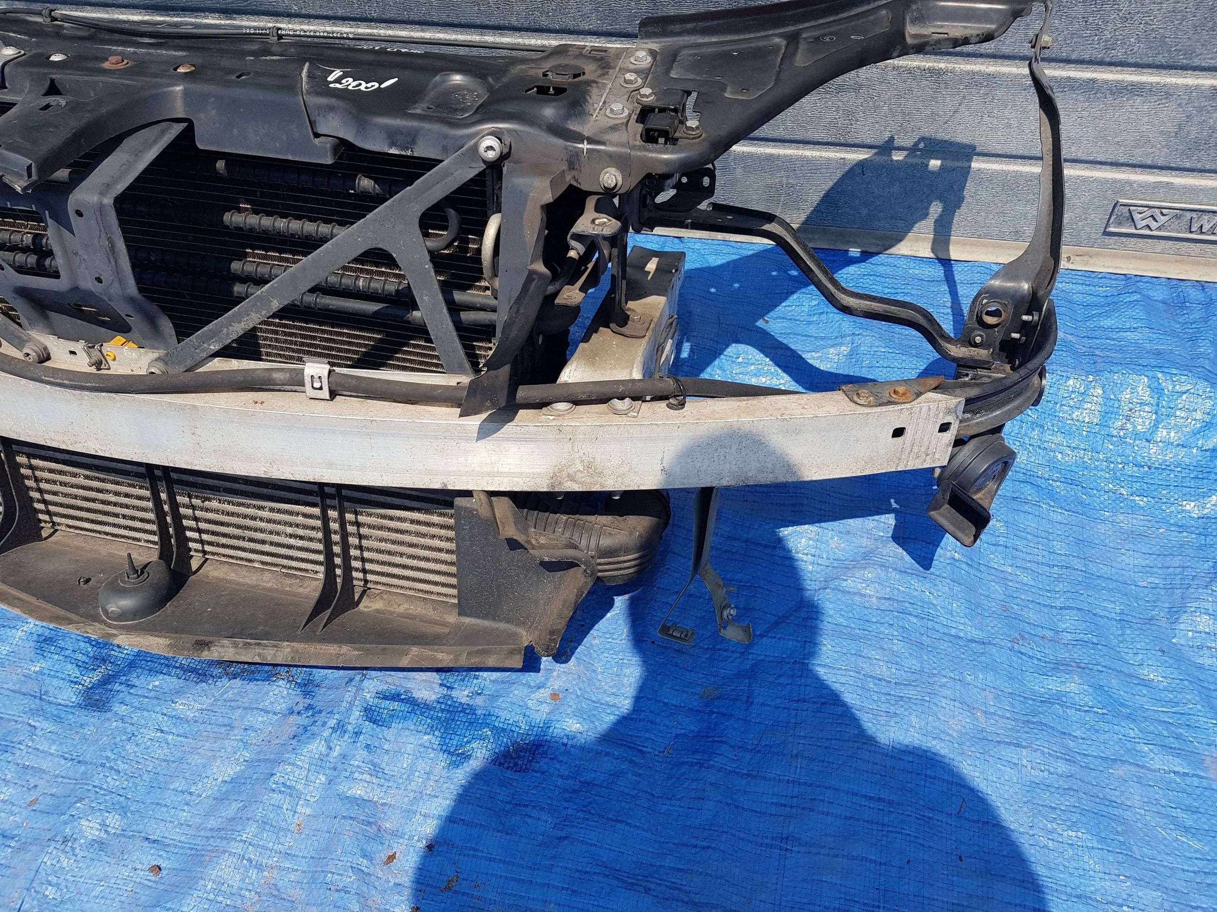 support panel for radiators radiator MERCEDES W207 2.2 CDI A207 CABRIO AUTOMAT