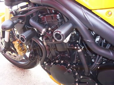 Crashpady Classic Rg Racing Triumph Speed Triple 97-07 Čierne