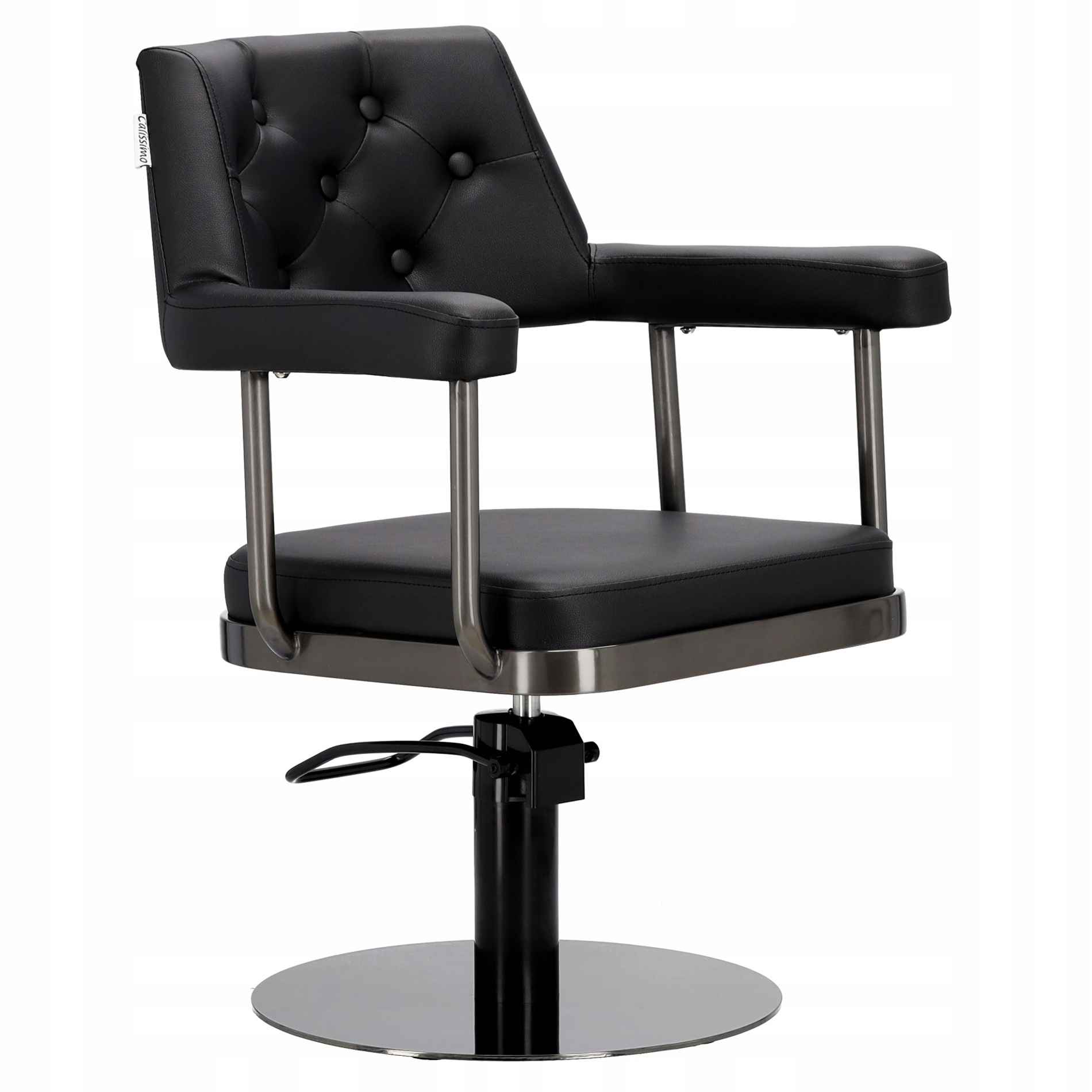 Kadeřnické křeslo barberské hydraulické pro kadeřnický salon Ezra