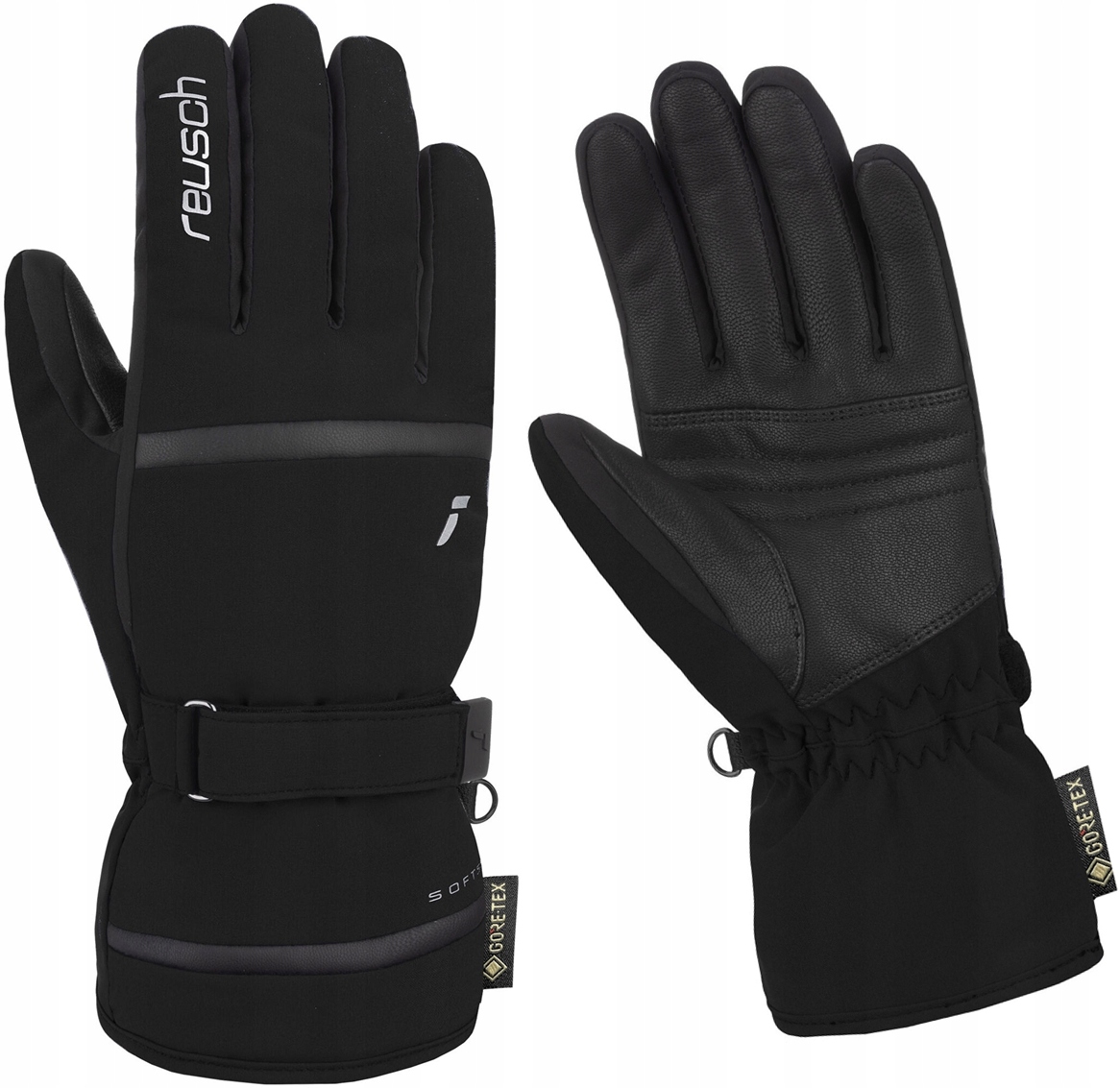 Reusch Alison dámské lyžařské rukavice Gore-Tex PrimaLoft černé 6.5