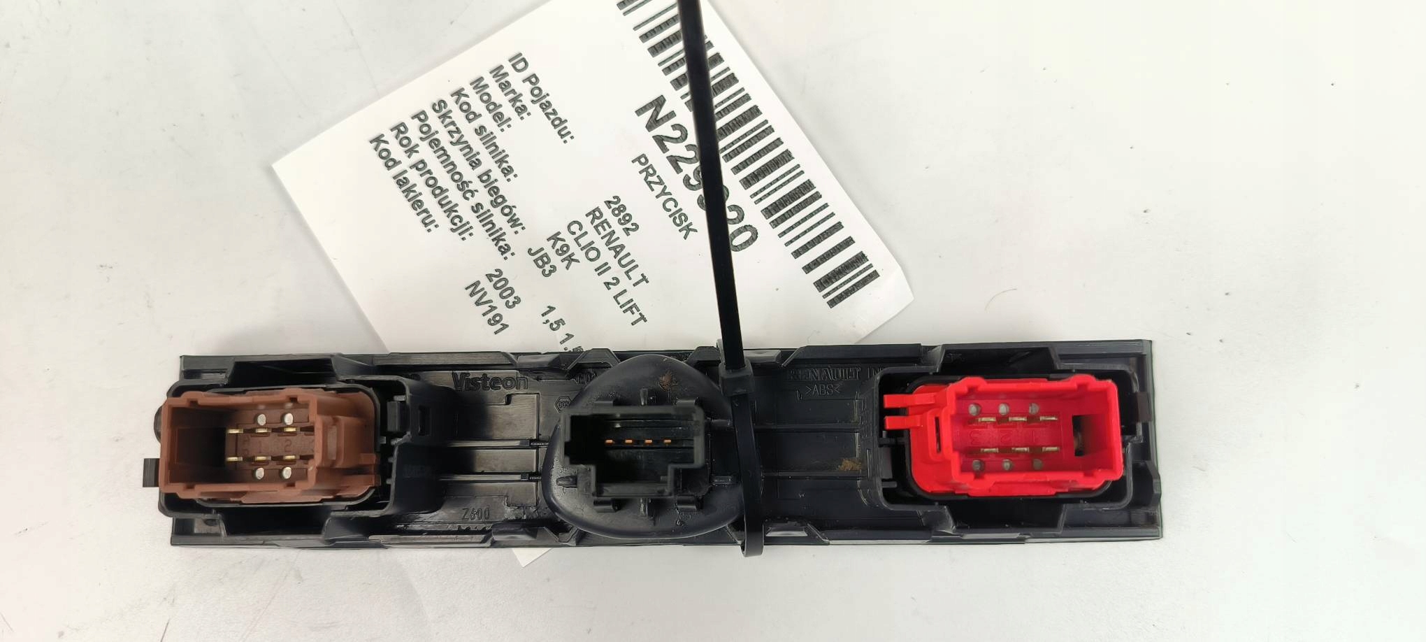 button R6195340 RENAULT CLIO II 2 LIFT