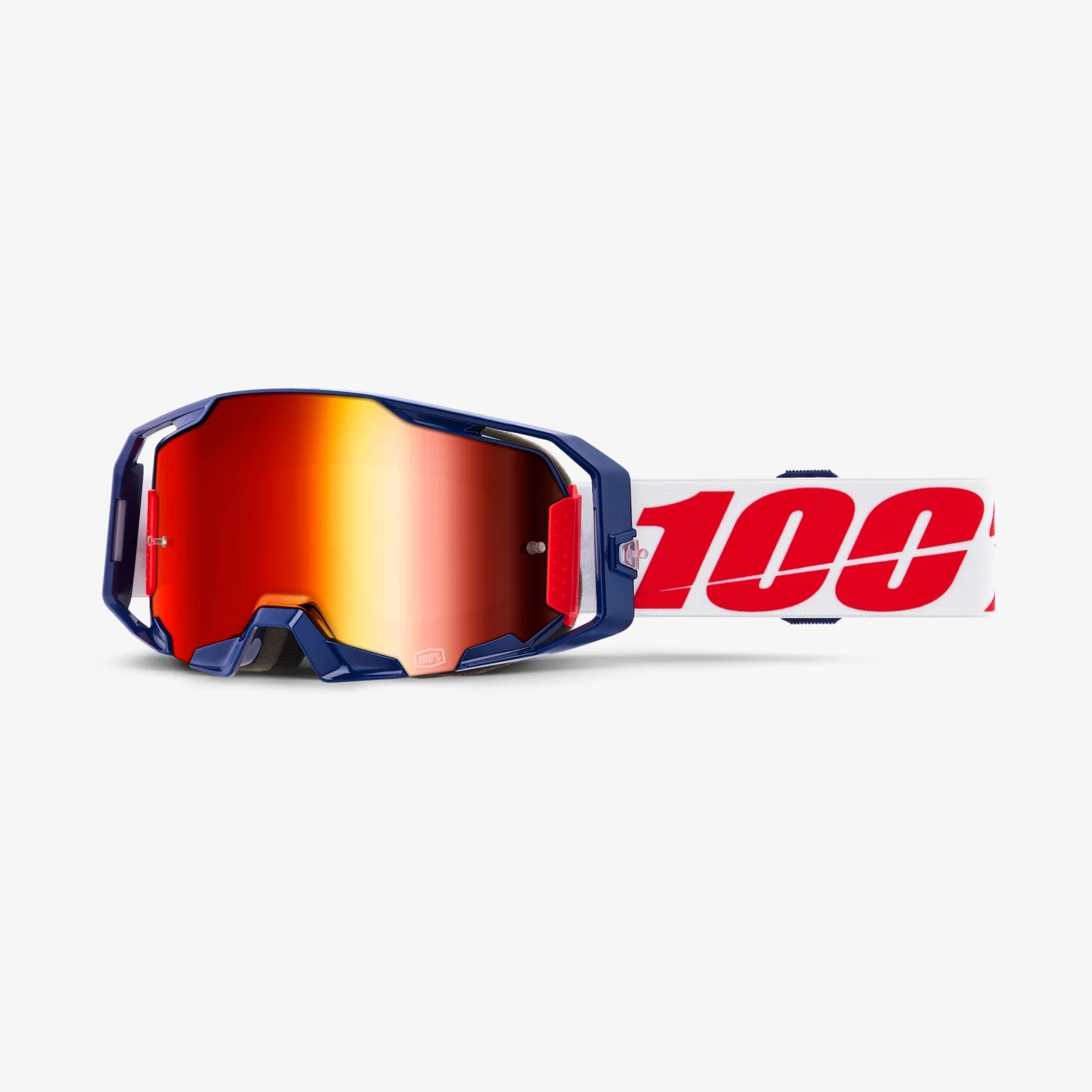 100 % Okuliare Armatic Mach S – Mirror Red Lens – Farba Modrá/červená