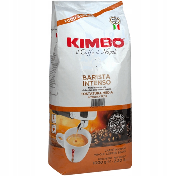 Levně Káva zrnková Kimbo Barista Intenso 1 kg Dárek videokniha