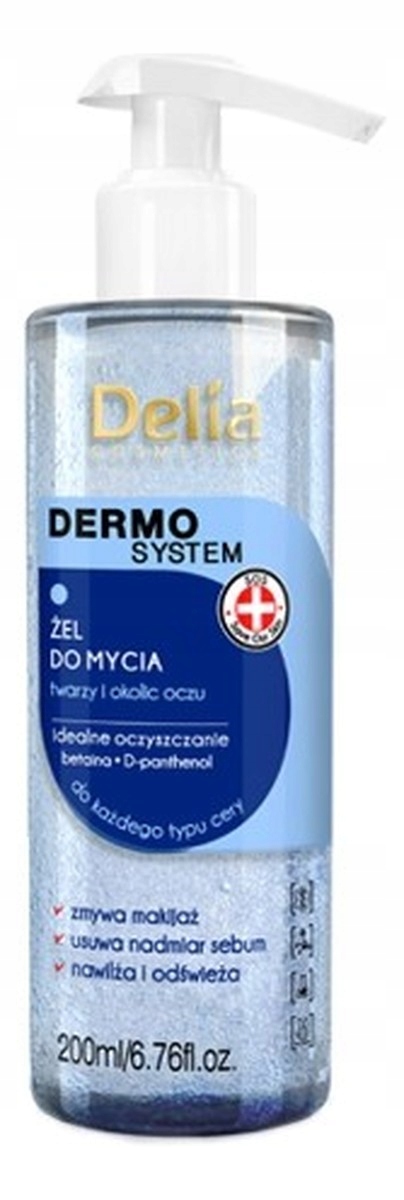 Delia Cosmetics Dermo Żel do mycia twarzy 200 ml