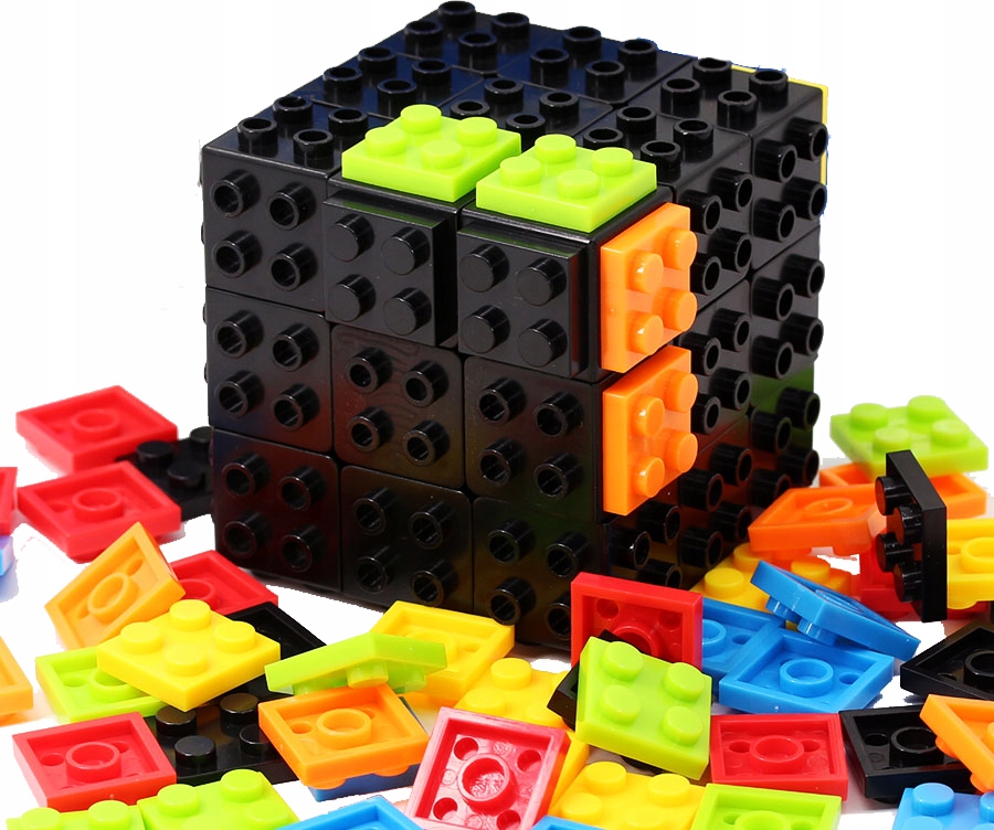 KOSTKA DO NAUKI FanXin Lego Cube + PODSTAWKA Wiek dziecka 3 lata +