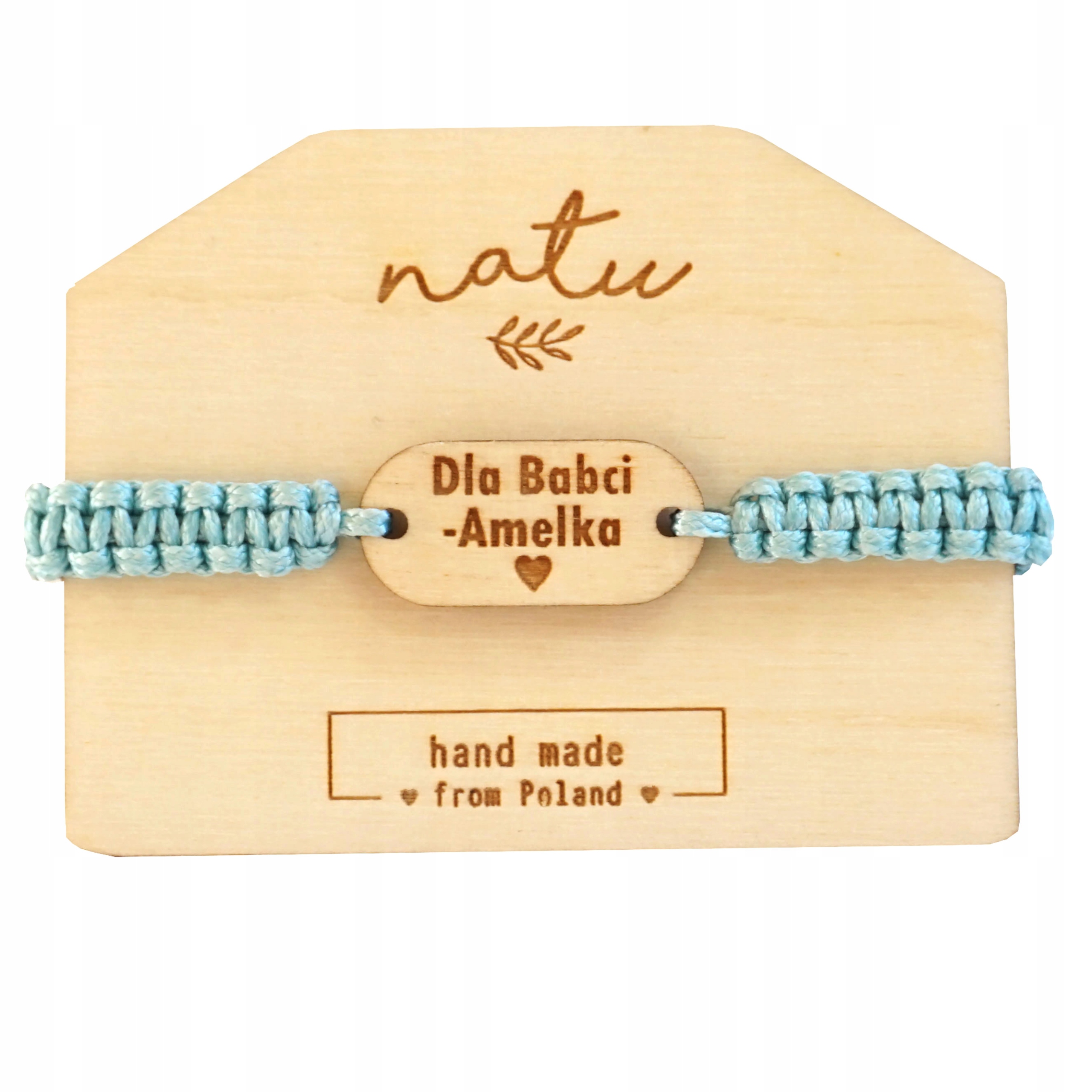 

Dzień Babci dzień Dziadka bransoletka imię grawer