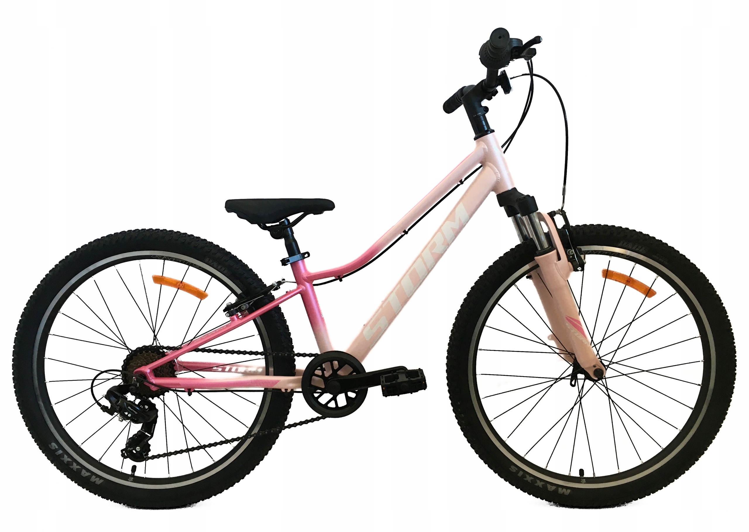 Rower Storm Queen 24 2VBR puder róż-róż mat