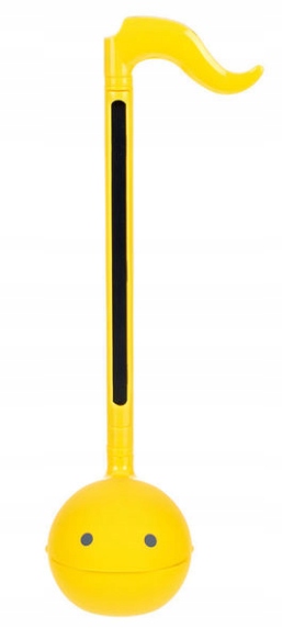 Otamatone Classic Żółty Instrument Syntezator Maywa Denki z Bateriami AAA Marka Otamatone