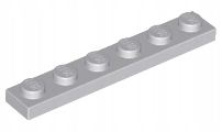 

Lego Płytka 1x6 Jasny Szary Lbg 3666 Nowa 2SZT
