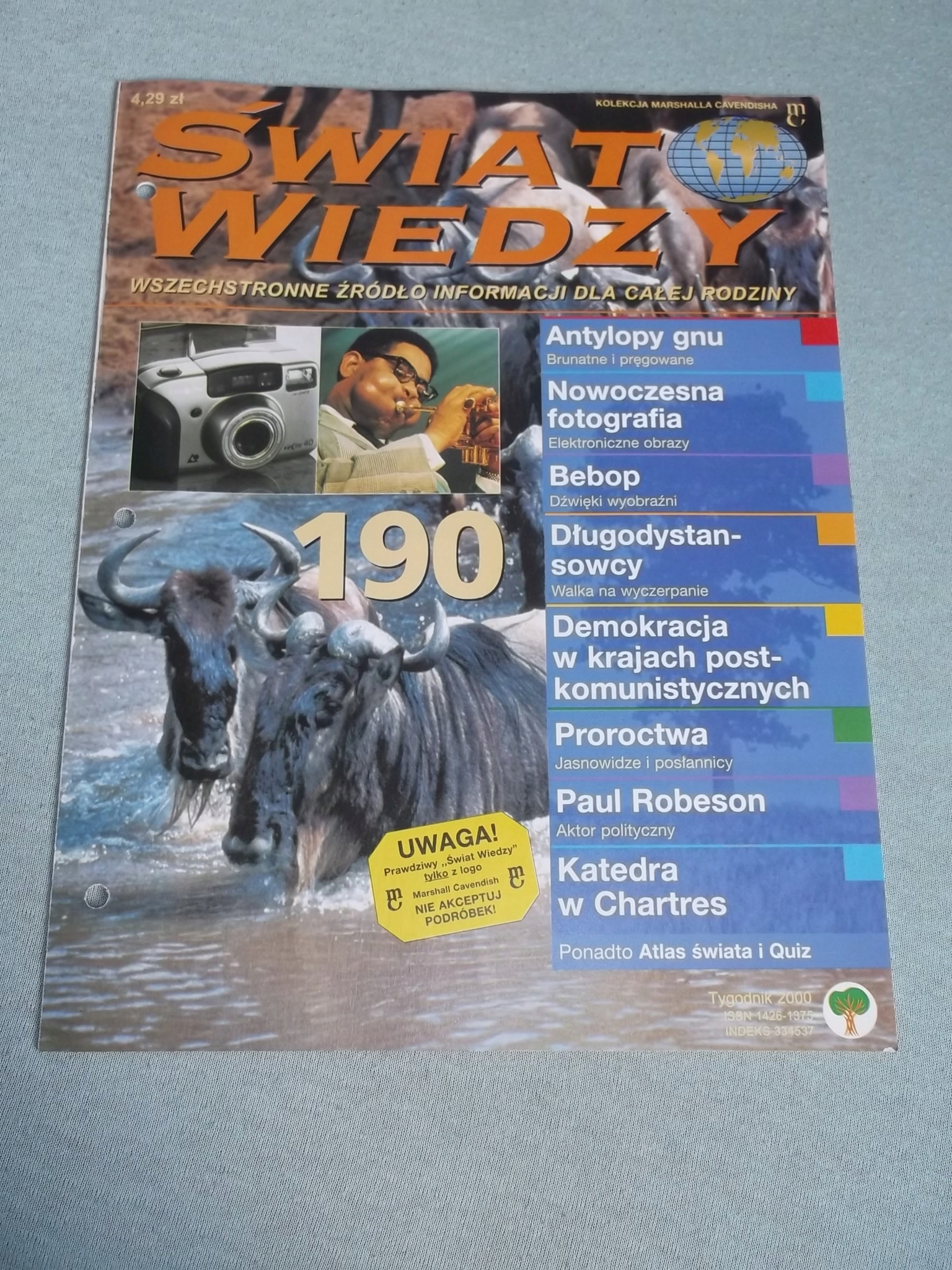 ŚWIAT WIEDZY Kolekcja Marhalla - 190 - 2000 rok