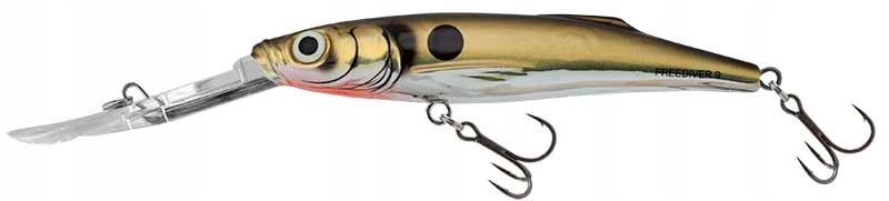 Wobler Salmo Freediver 9SDR pływający Gold Black Back