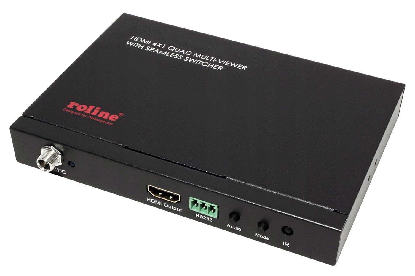 Roline Hdmi přepínač 4 1 s funkcí Multi-View, dálkové ovládání