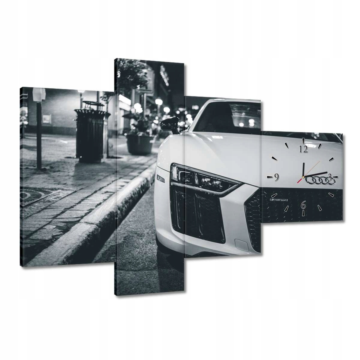 Hodiny 100x70 Audi Krásné auta