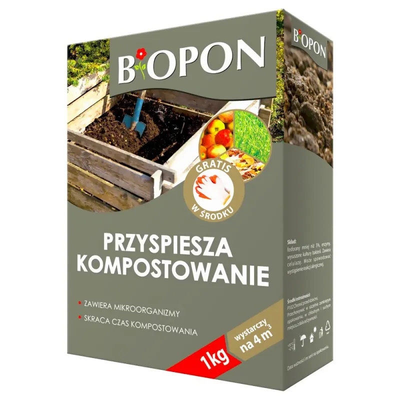 

Biopon Bakterie Kompostowe rękawice, 1 kg
