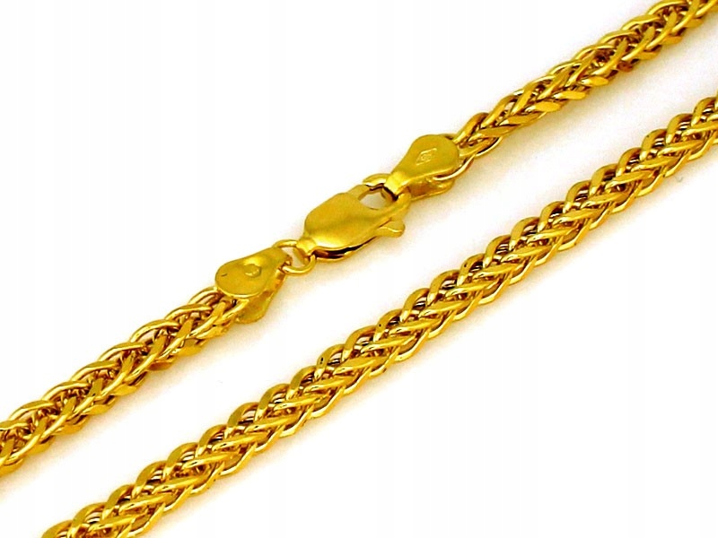 Dámský zlatý řetízek 585 liščí ocas, módní, 14 karátový, pro ni