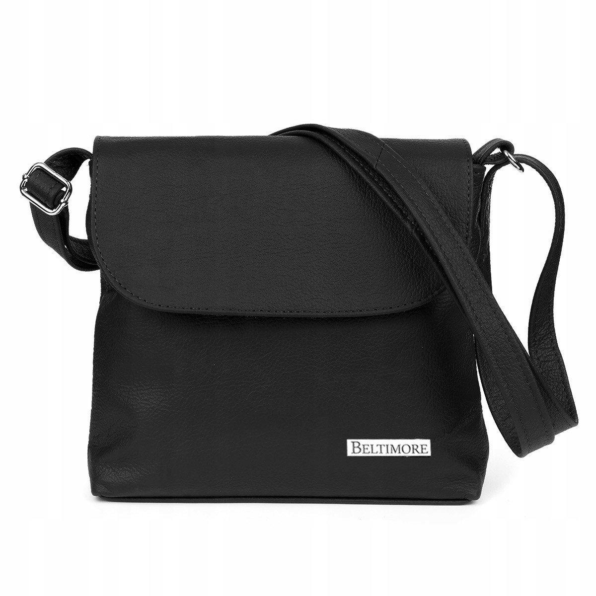 Kožená kabelka přes rameno pro ženy s malým přívěskem Beltimore H32
