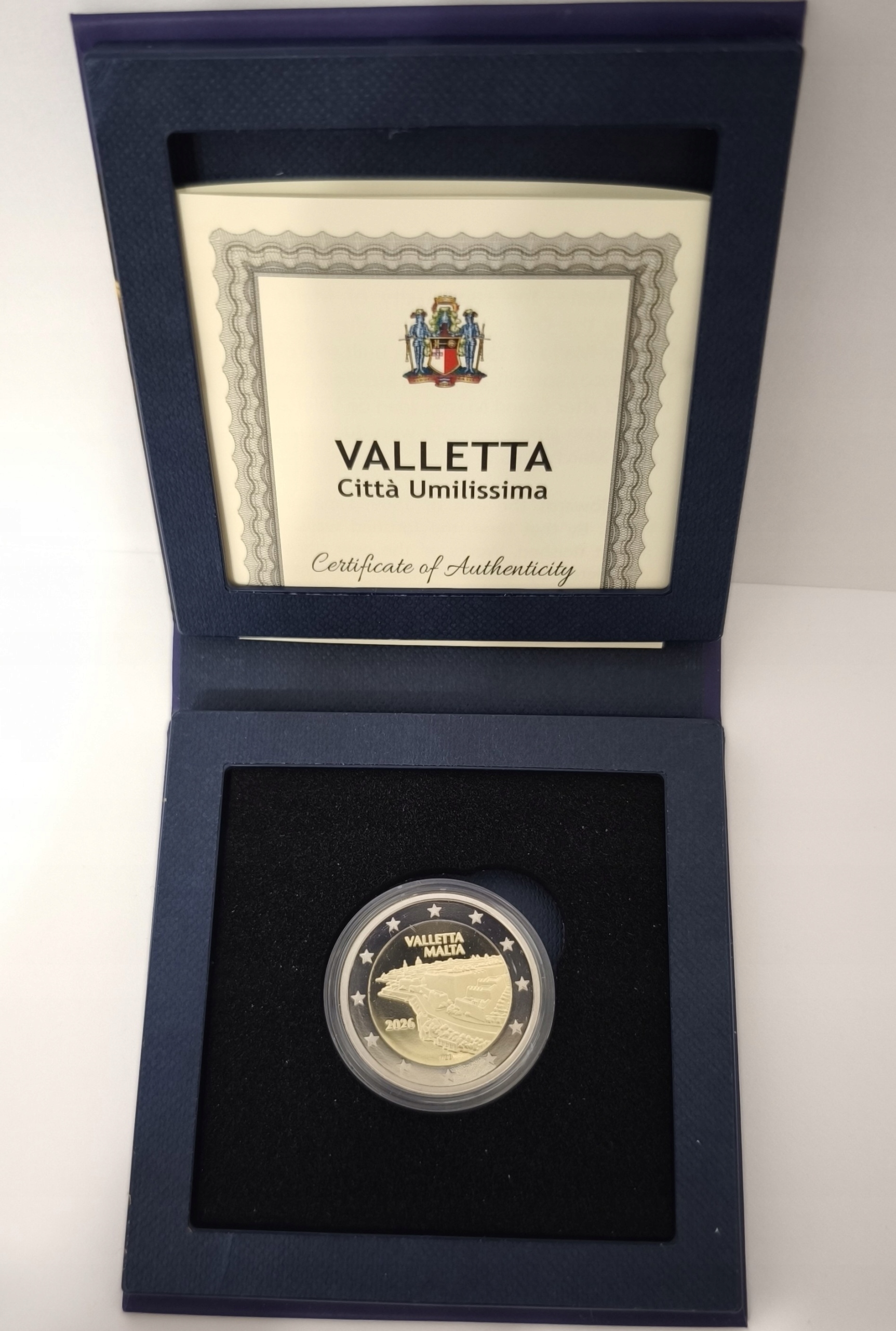 Malta 2 euro PROOF 2026 - Valletta