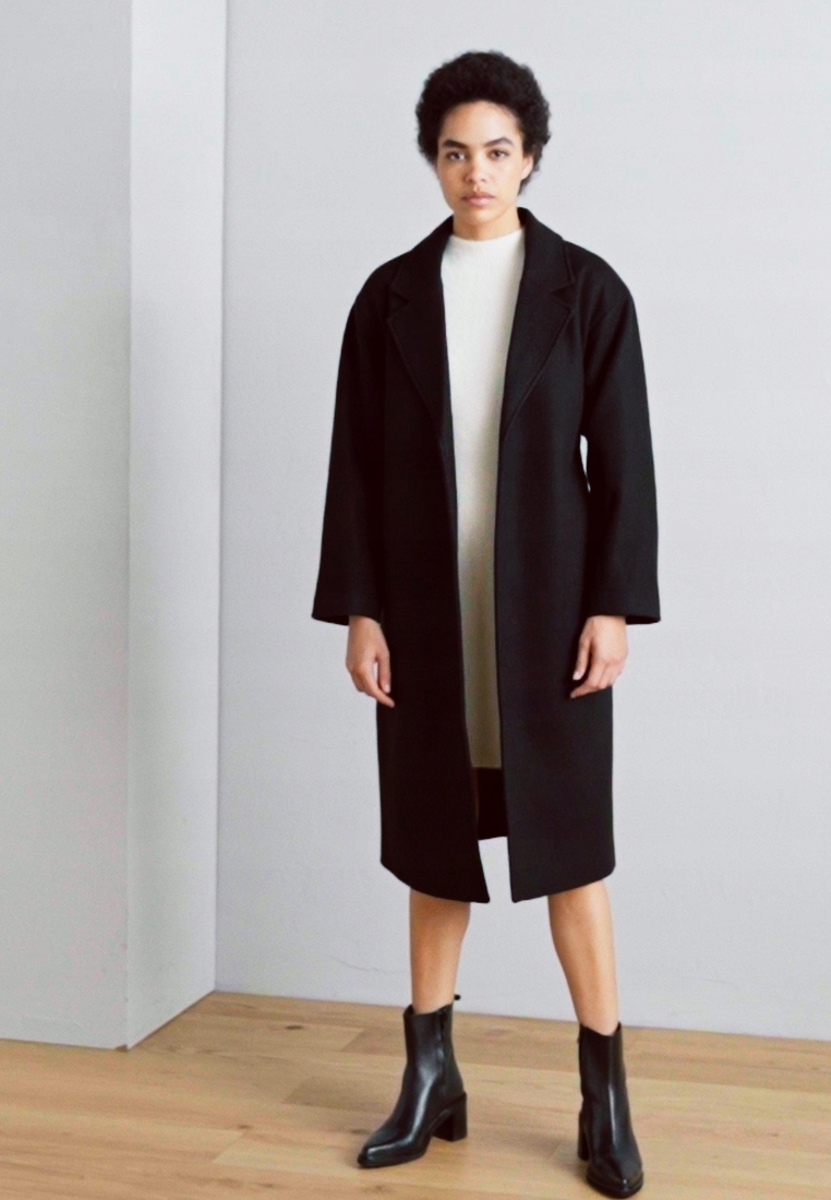 Klasický černý kabát Anna Field 54