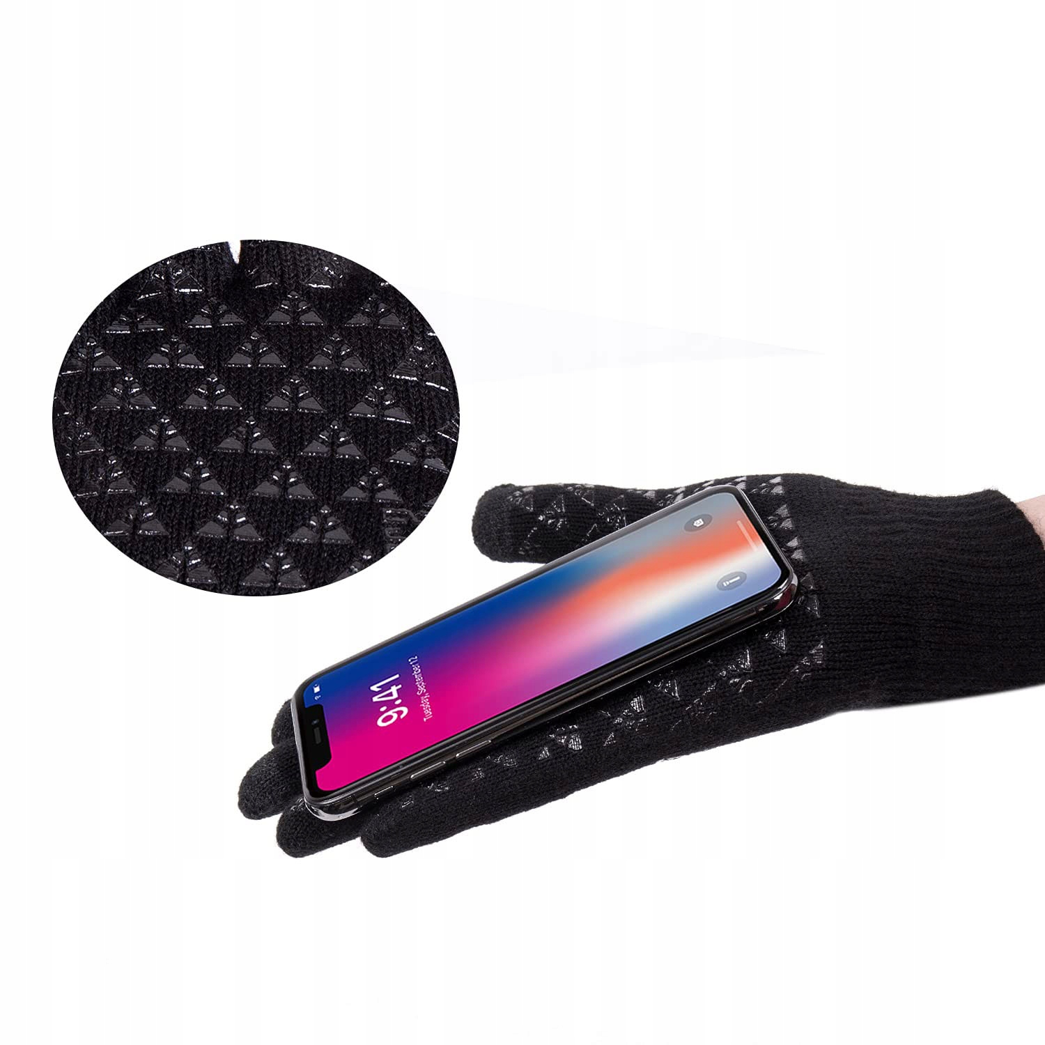 RĘKAWICZKI ZIMOWE HERMAL MIĘKKA CIEPŁA PODSZEWKA Materiał dominujący inny