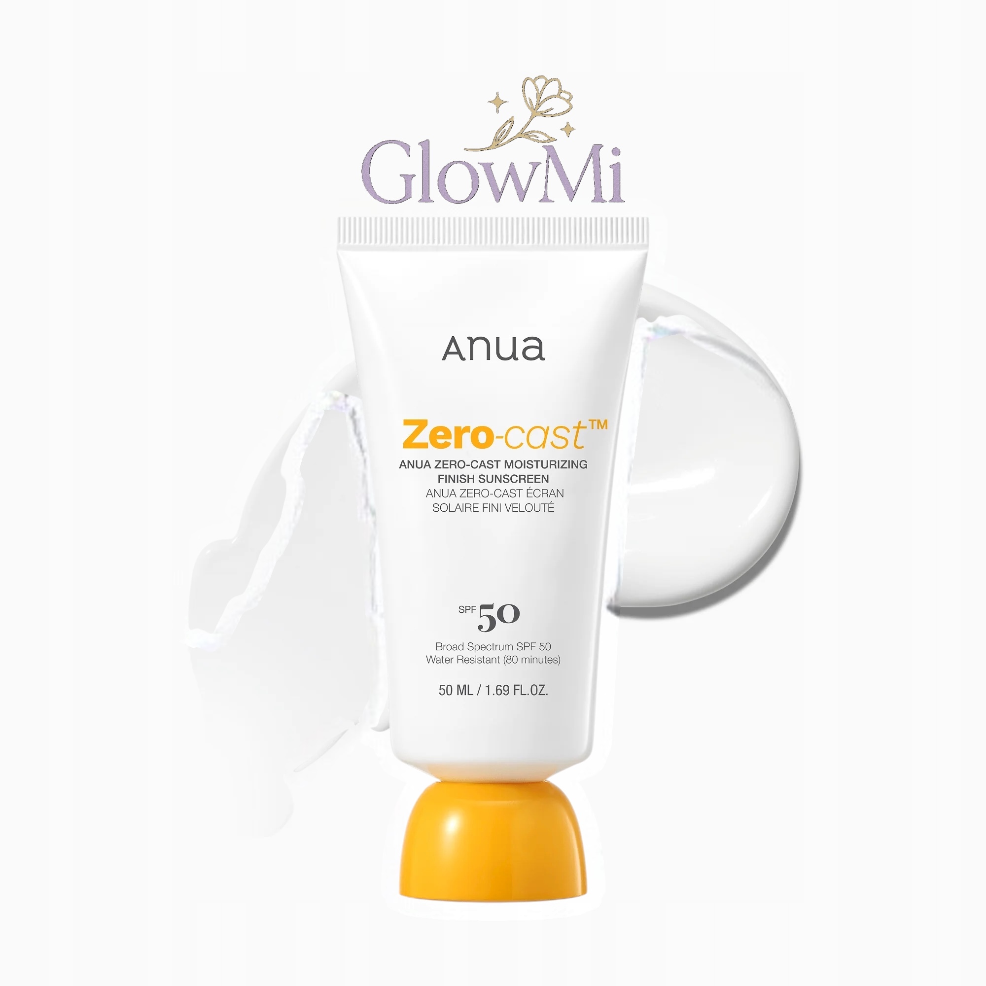 Anua Zero Cast Moisturizing Finish Sunscreen Spf 50 lekka ochrona bez maski