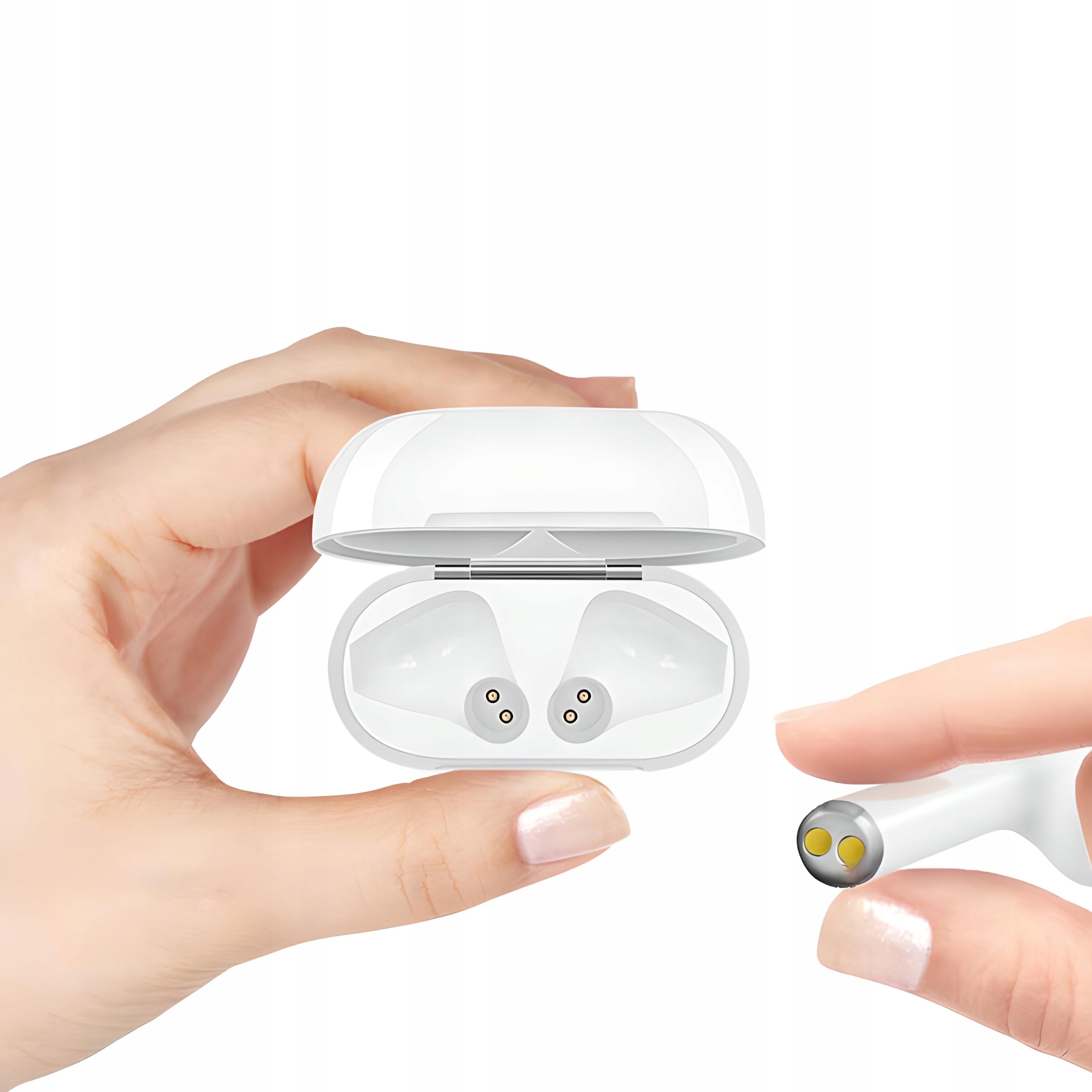 SŁUCHAWKI BEZPRZEWODOWE BT i7s TWS Z POWERBANKIEM Głębokość produktu 2 cm